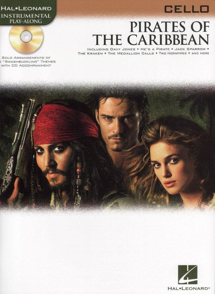 Pirates of the Caribean Cello Book Published by Hal Leonard