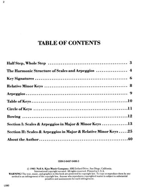 Rose, Linda - Progressive Scale Studies For Violin Published by Neil A Kjos Music Company