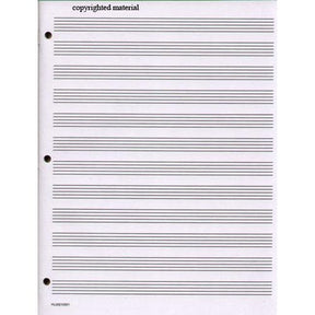 Standard Manuscript Paper. Published by Hal Leonard.