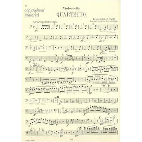 Schubert, Franz - Nine Quartets, Volume 1 Edited by Herrmann Peters Edition