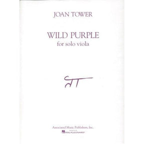 Tower - Wild Purple for Solo Viola Published by Hal Leonard