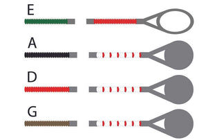 Pirastro Tonica Violin String Set - Medium Gauge -  Loop End E