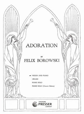 Borowski, Felix - Adoration for Violin and Piano - Theodore Presser Publication