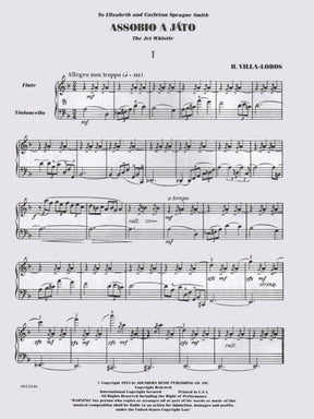 Villa-Lobos, Heitor - Assobio A Jato (The Jet Whistle)(1950) For Flute and Cello Published by Associated Music Publishers, Inc