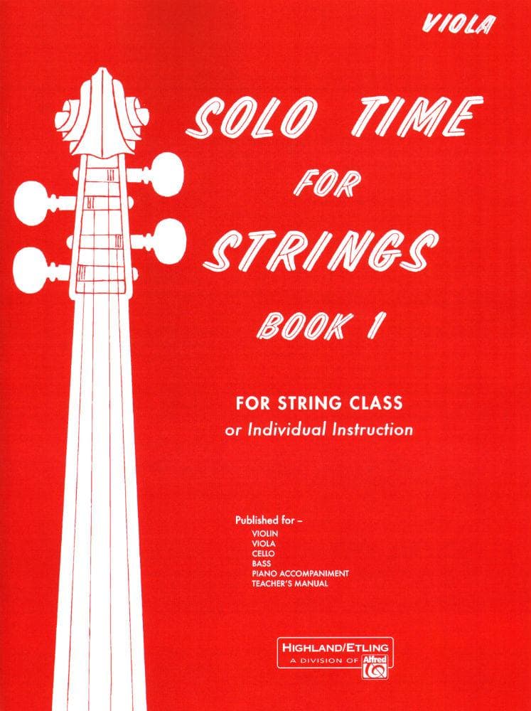 Etling, Forest - Solo Time For Strings, Book 1 - Viola - Alfred Music Publishing