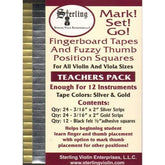 Mark! Set! Go! Fingerboard Tapes for 12 Violins