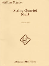 Bolcom, William - String Quartet No. 5 - Score and Parts - Edward B. Marks Music Company