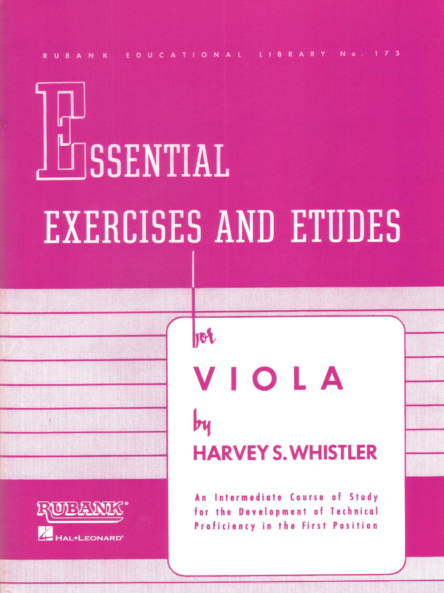 Whistler - Essential Exercises and Etudes for Viola Published by Rubank Publications