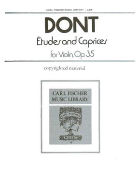 Dont, Jakob - 24 Etudes & Caprices Op 35 - Violin solo - Carl Fischer Edition