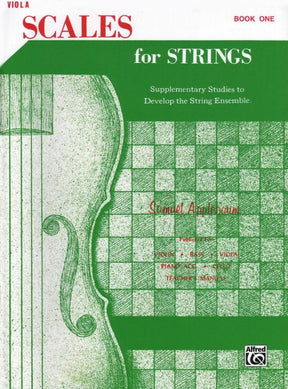 Applebaum, Samuel - Scales For Strings - Book 1for Viola - Belwin/Mills Publication