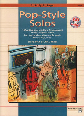 O'Reilly, John  - Pop-Style Solos, Viola Book & CD Set Published by Neil A Kjos Music Company