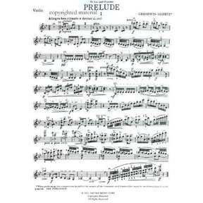 Gershwin, George - Preludes - Violin and Piano - transcribed by Jascha Heifetz - Alfred Music Publishing