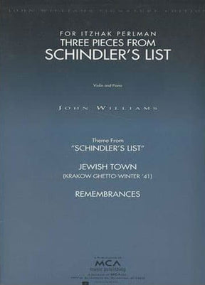 Williams, John - Schindler's List - for Violin and Piano - Hal Leonard