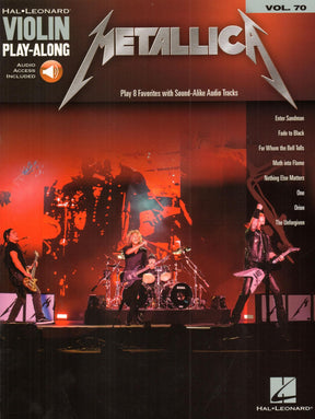 Violin Play-Along Volume 70: Metallica - for Violin - with Online Audio Access - Hal Leonard