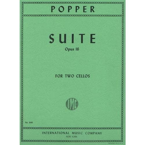 Popper, David - Suite Op 16 For Two Cellos Published by International Music Company