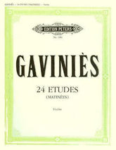 Gaviniès, Pierre - 24 Etudes (Matinées) - Violin solo - edited by Walther Davisson - Edition Peters