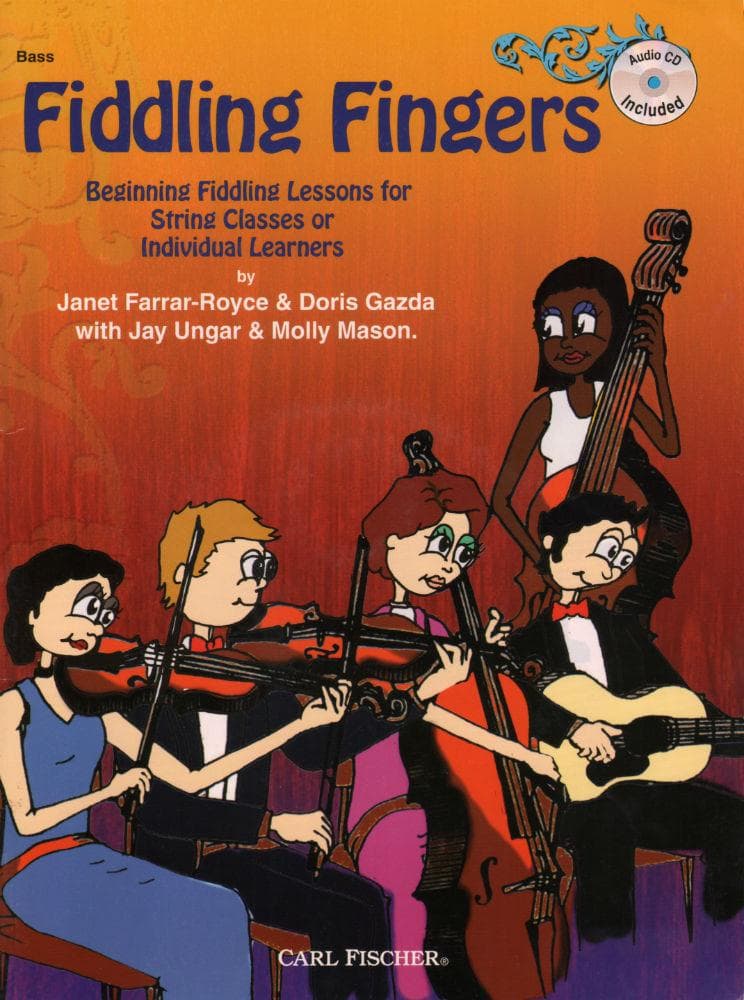 Gazda/Royce/Ungar/Mason - Fiddling Fingers - Bass - Book/CD set - Carl Fischer Edition