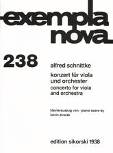 Schnittke - Concerto, for Viola and Piano Published by Sikorski