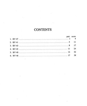 Vivaldi, Antonio - Six Sonatas, F XIV, Numbers 1-6 For Cello and Piano Edited by Hellmann Published by Masters Music Publishing Co