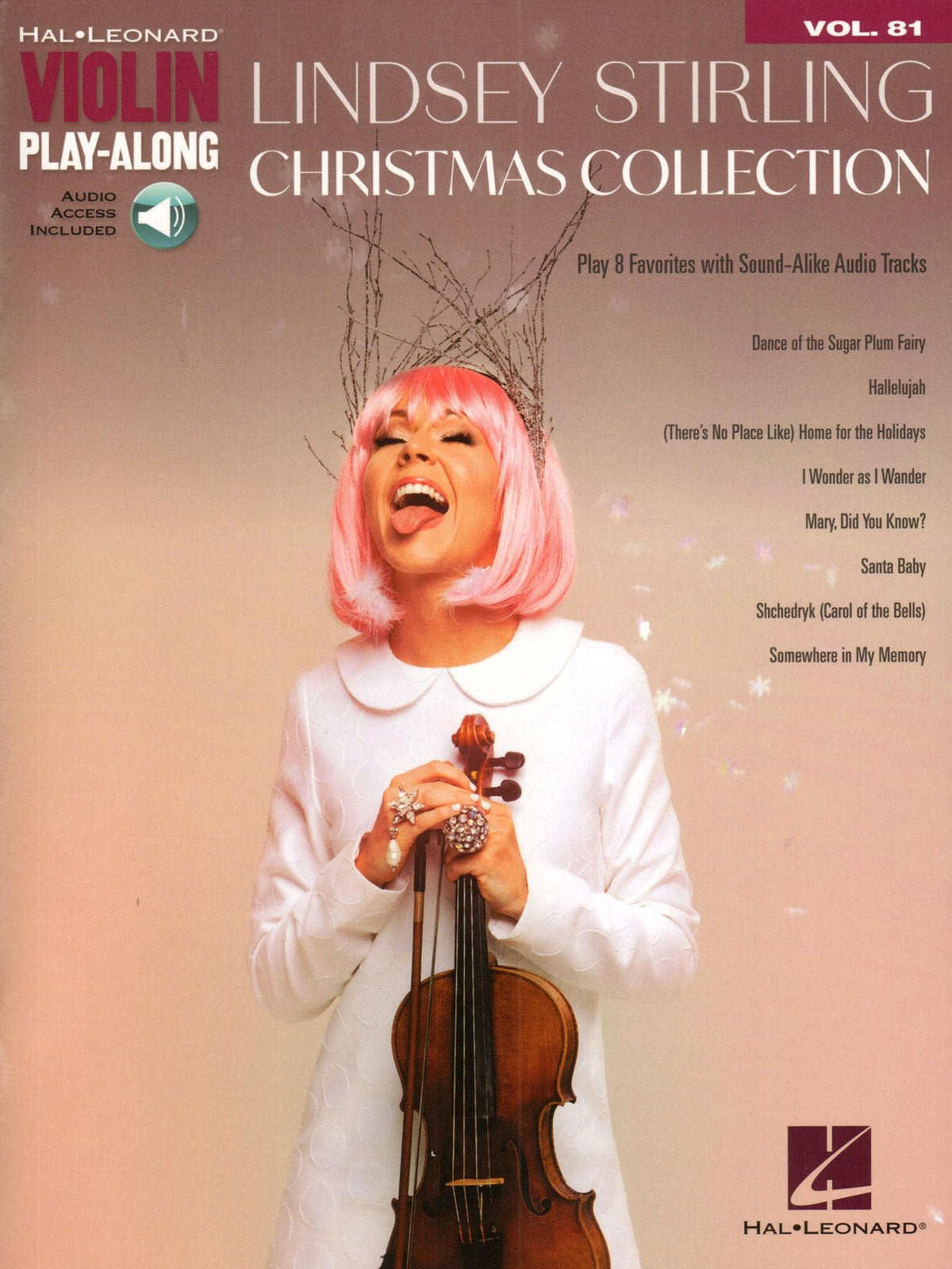 Violin Play-Along Volume 81: Lindsey Stirling, Christmas Collection - for Violin - with Online Audio Access - Hal Leonard