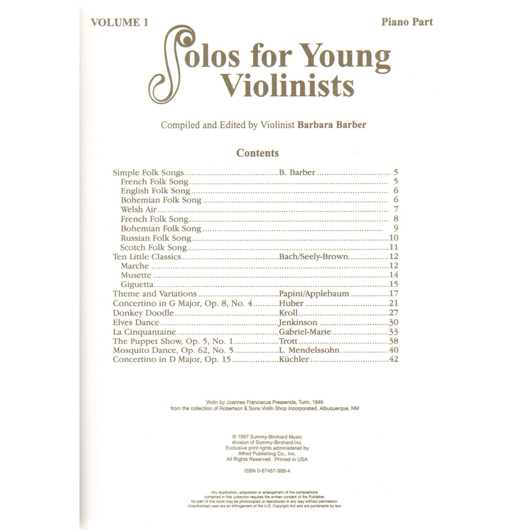 Solos for on sale young violinists