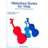 Melodious Etudes for Viola (selected from the vocalises of Marco Bordogni) - Viola solo - edited by Doris Gazda - Carl Fischer Edition