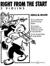 Sheila Nelson - Right From The Start, 2 Violins Published by Boosey & Hawkes