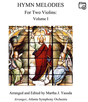 Yasuda, Martha - Hymn Melodies For Two Violins, Volume I - Digital Download