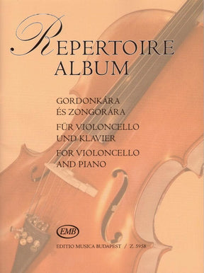 Repertoire Album - Cello and Piano - edited by Autal Friss - Editio Musica Budapest