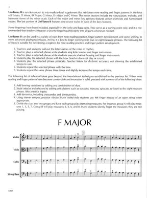 Uni-Tunes II Fundamental Reading Supplement-Score By Carol Nunez Published by Neil A Kjos Music Company