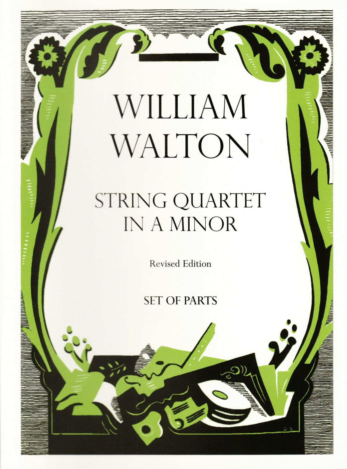 Walton, William - String Quartet in A Minor - Revised Edition by Hugh MacDonald - Oxford University Press