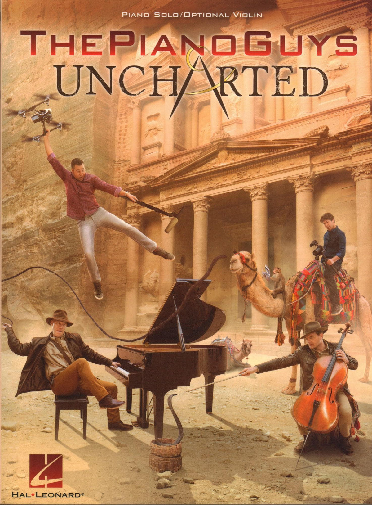 The Piano Guys: Uncharted - for Solo Piano with Optional Violin - Hal Leonard