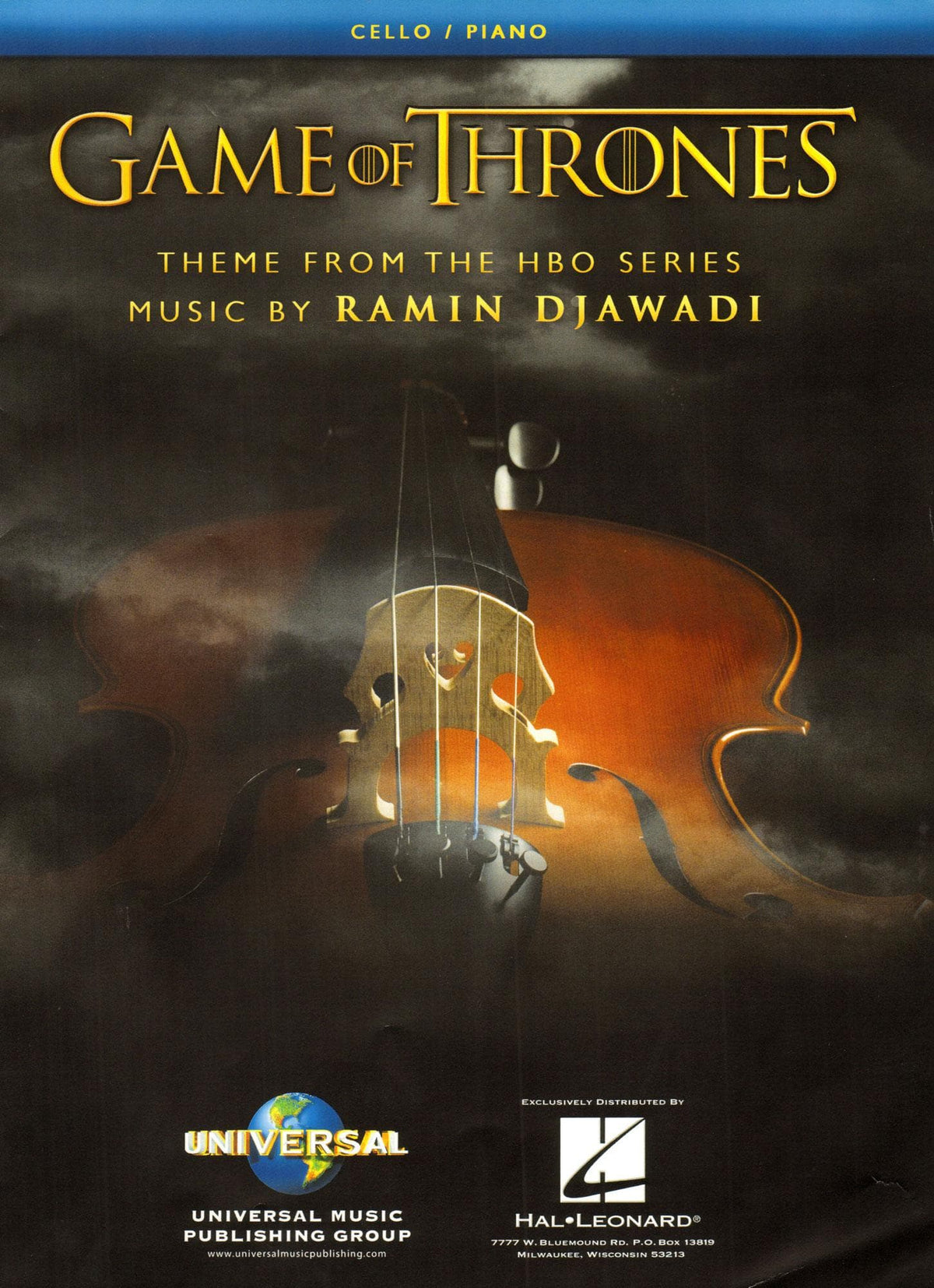 Game of Thrones Theme - for Cello and Piano - Hal Leonard