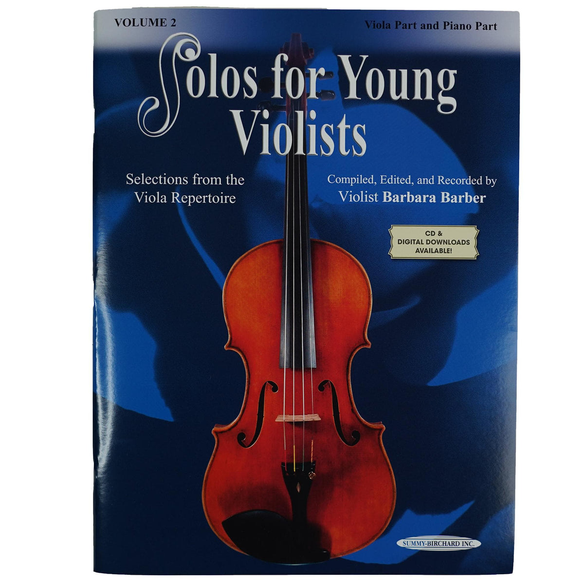 Solos for Young Violists Volume 2 for Viola and Piano by Barbara Barber - Summy-Birchard Publication