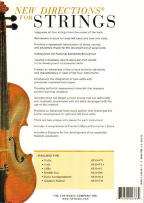 New Directions for Strings, Book 2 - Teacher's Manual - FJH Music Company