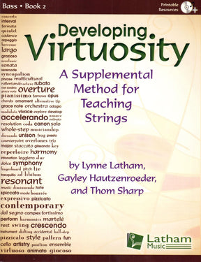 Developing Virtuosity: A Supplemental Method for Teaching Strings - Book 2 - Bass - Latham Music