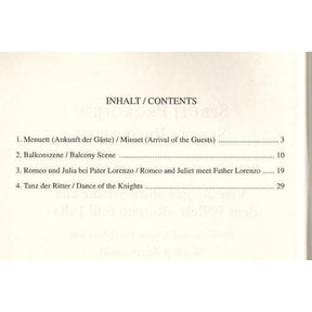 Prokofiev, Serge - Four Selected Pieces from Romeo/Juliet   For Viola and Piano Published by Sikorski