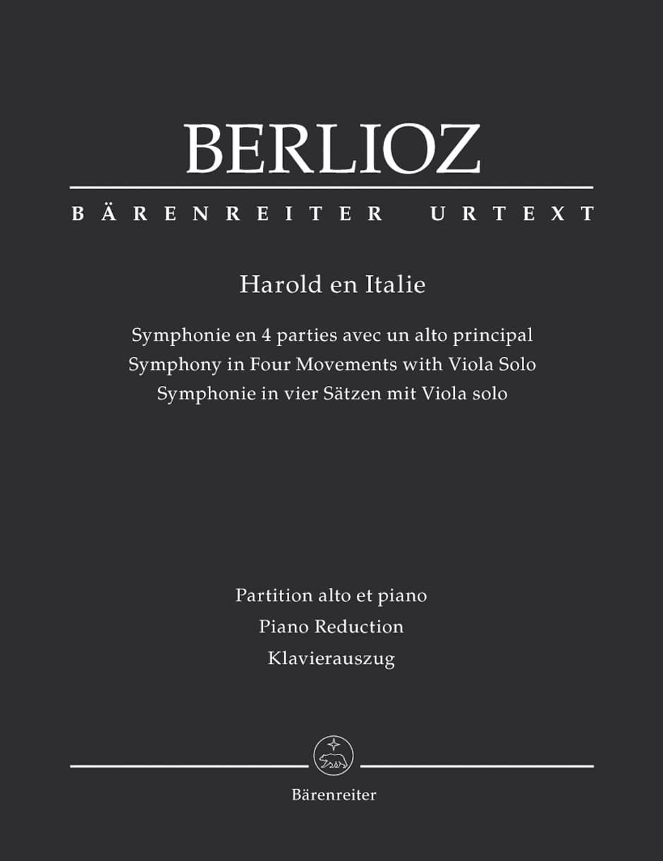 Berlioz, Hector - Harold in Italy Op 16 Score and Part for Viola and Piano - Arranged by MacDonald - Barenreiter Verlag URTEXT Edition