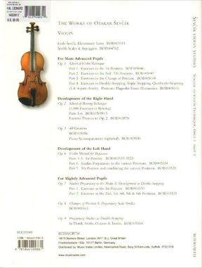 Sevcik, Otakar - School of Violin Techinque, Opus 1, Part 3: Exercises in the 1st Position - for Violin - Bosworth & Co