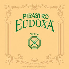 Pirastro Eudoxa Violin String Set - 4/4 size - Medium Gauge - Ball End E