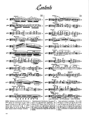 Paganini, Niccolò - 24 Caprices, Op 1 - Viola solo - transcribed by L Raby - published by International Music Company