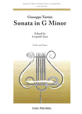 Tartini, Giuseppe - Sonata in g minor Op 1 No 10 For Violin and Piano Edited by Leopold Auer Published by Carl Fischer