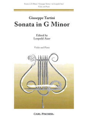 Tartini, Giuseppe - Sonata in g minor Op 1 No 10 For Violin and Piano Edited by Leopold Auer Published by Carl Fischer