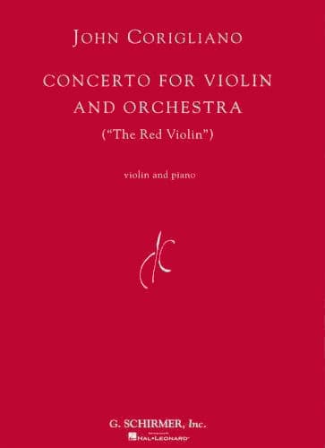 Corigliano, John - The Red Violin Concerto for Violin - Violin and Piano - G Schirmer