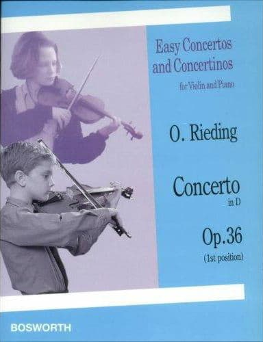 Rieding, Oskar - Violin Concerto in D Major, Op 36 - Violin and Piano - Bosworth