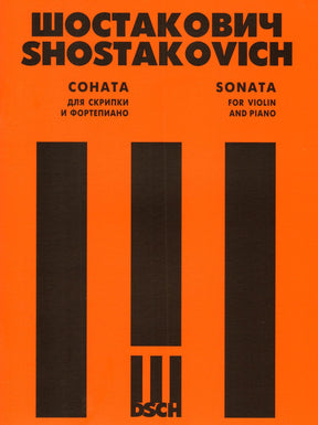 Shostakovich, Dmitri - Sonata Op 134 For Violin and Piano Published by DSCH