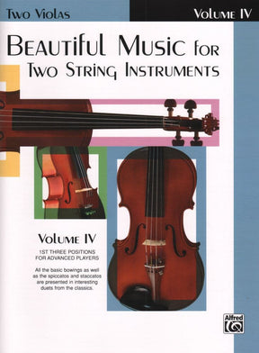 Applebaum, Samuel - Beautiful Music For Two Violas, Volume 4 - Belwin-Mills Publication