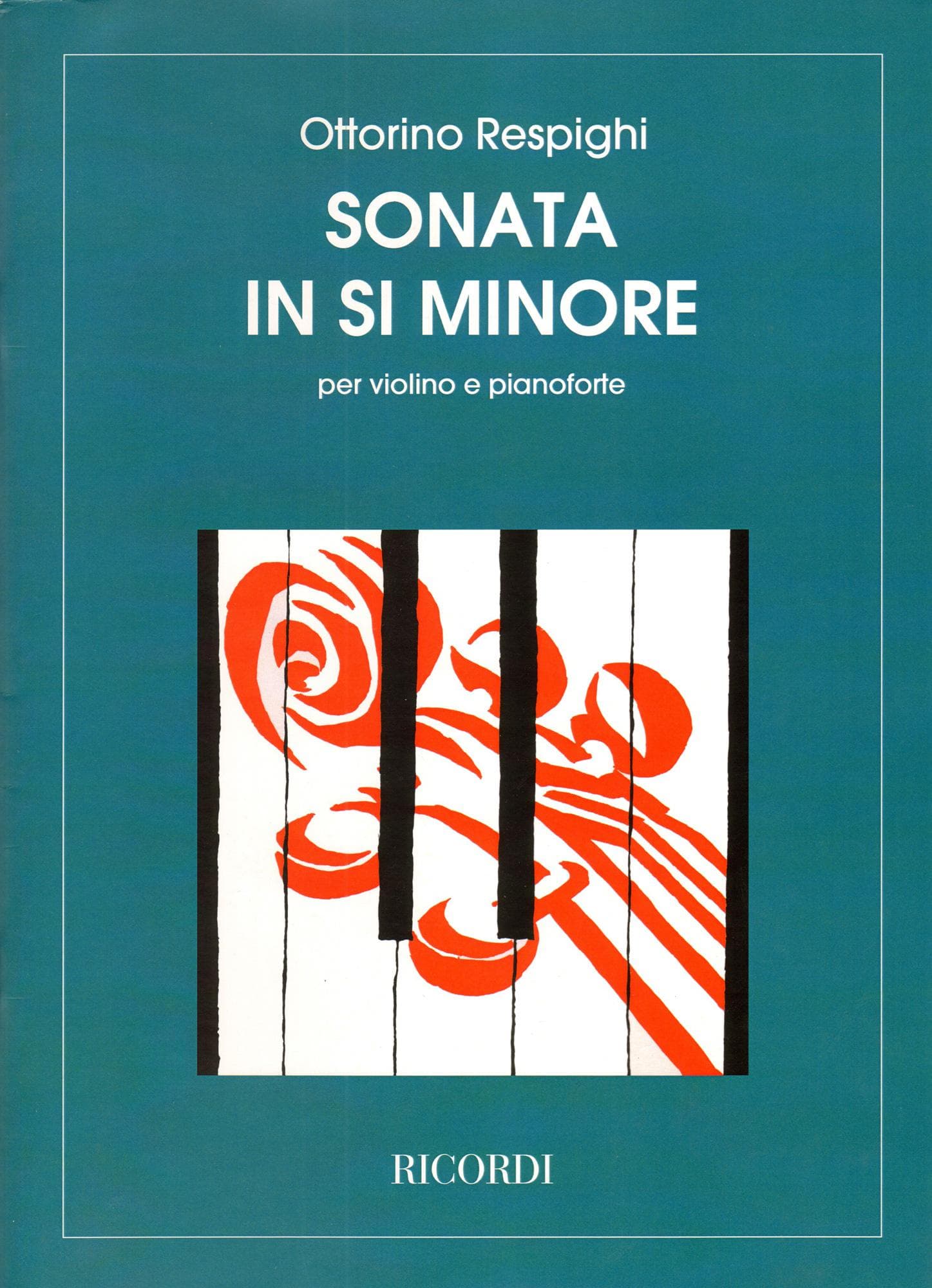 Respighi Sonata B Minor Violin Sheet Music