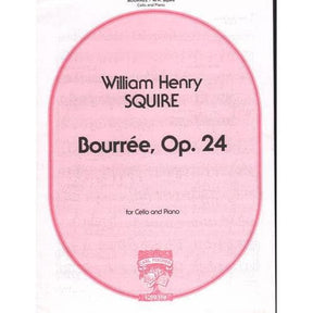 Squire, William Henry - Bouree Op 24 for Cello and Piano Published by Carl Fischer