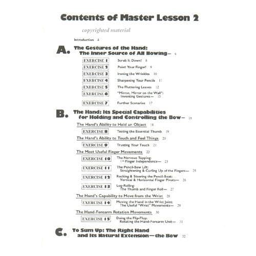 Wimmer The Joy of Cello Playing - Master Lesson 2 . Published by Arioso Press.